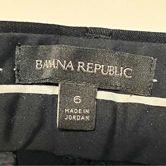 Banana Republic Sloan ankle cropped black pants, size 6 - Picture 2 of 15